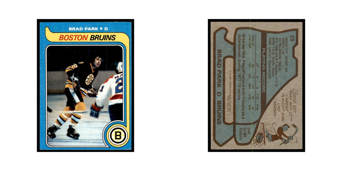 Brad Park 1979 Topps #23 Boston Bruins Hockey Card NM