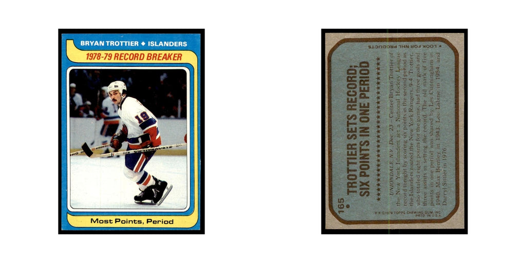 Bryan Trottier 1979 Topps #165 New York Islanders Hockey Card NM