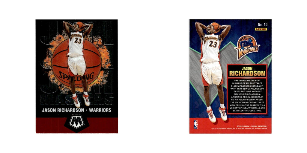 Jason Richardson 2019 Panini Mosaic #10 Golden State Warriors Basketball Card NM