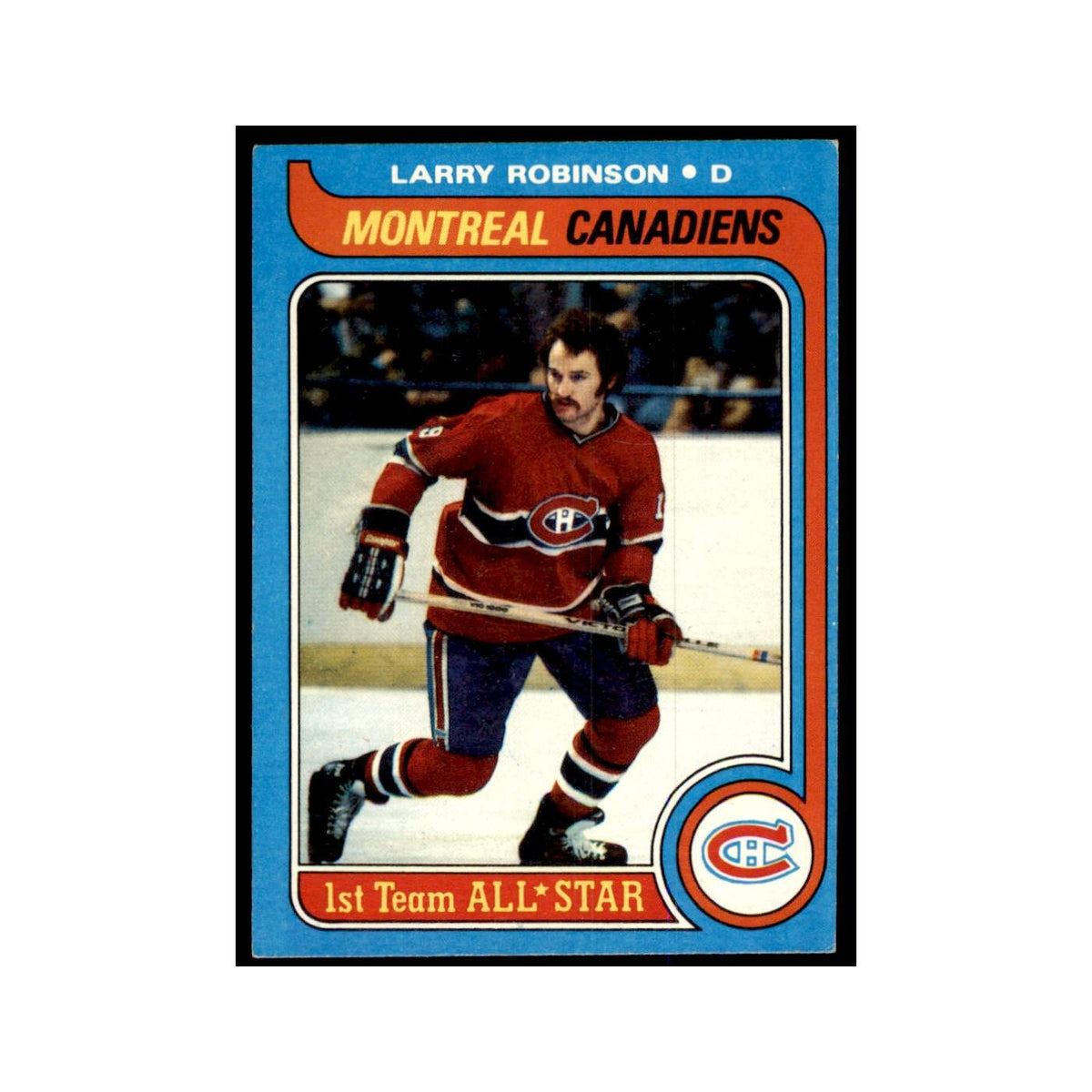 Larry Robinson 1979 Topps #50 Montreal Canadiens Hockey Card NM
