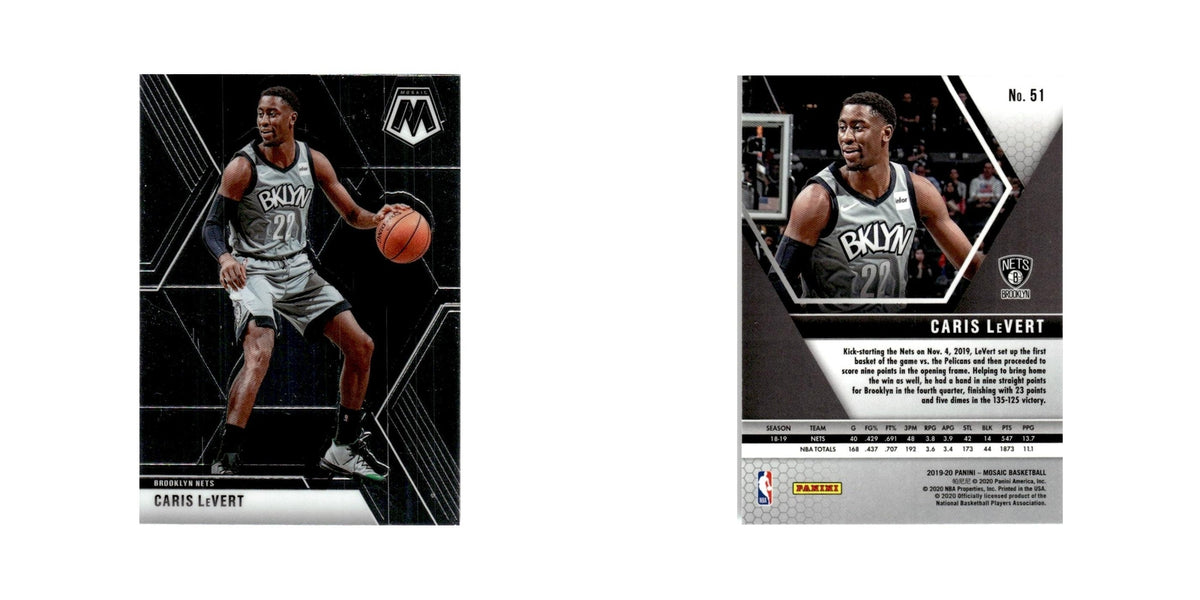 Caris LeVert 2019 Panini Mosaic #51 Brooklyn Nets Basketball Card NM