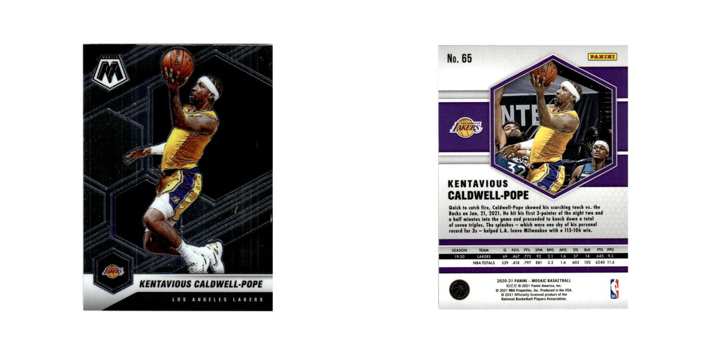 Kentavious Caldwell-Pope 2020 Panini Mosaic #65 Los Angeles Lakers NM