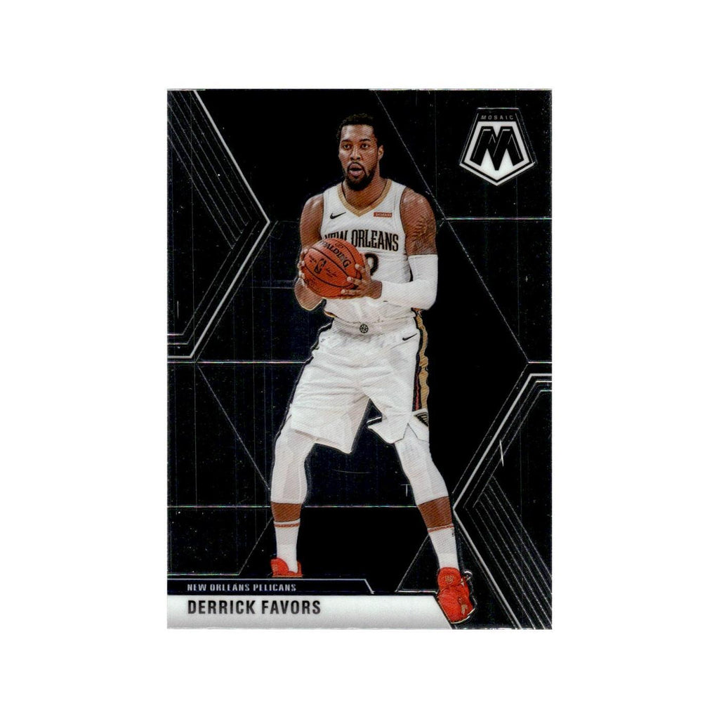 Derrick Favors 2019 Panini Mosaic #186 New Orleans Pelicans Basketball Card NM