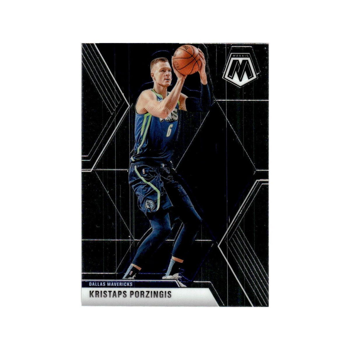 Kristaps Porzingis 2019 Panini Mosaic #54 Dallas Mavericks Basketball Card NM