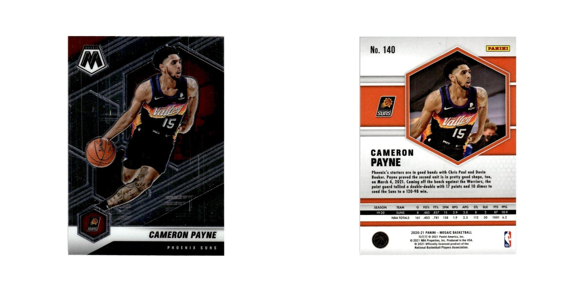 Cameron Payne 2020 Panini Mosaic #140 Phoenix Suns Basketball Card NM