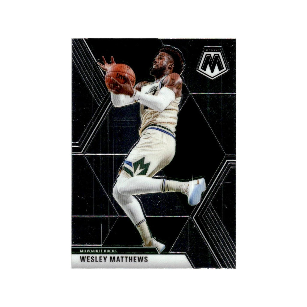 Wesley Matthews 2019 Panini Mosaic #115 Milwaukee Bucks Basketball Card NM