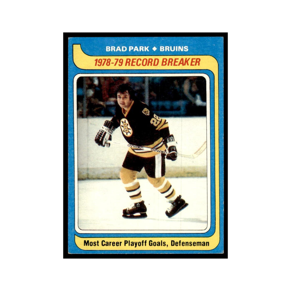 Brad Park 1979 Topps #164 Boston Bruins Hockey Card NM