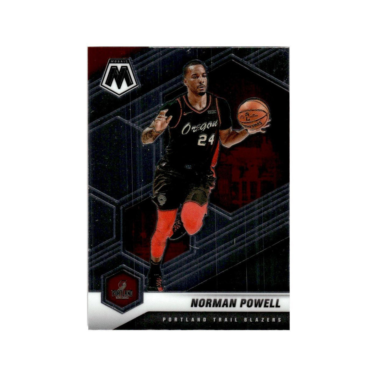 Norman Powell 2020 Panini Mosaic #195 Portland Trail Blazers Basketball Card NM