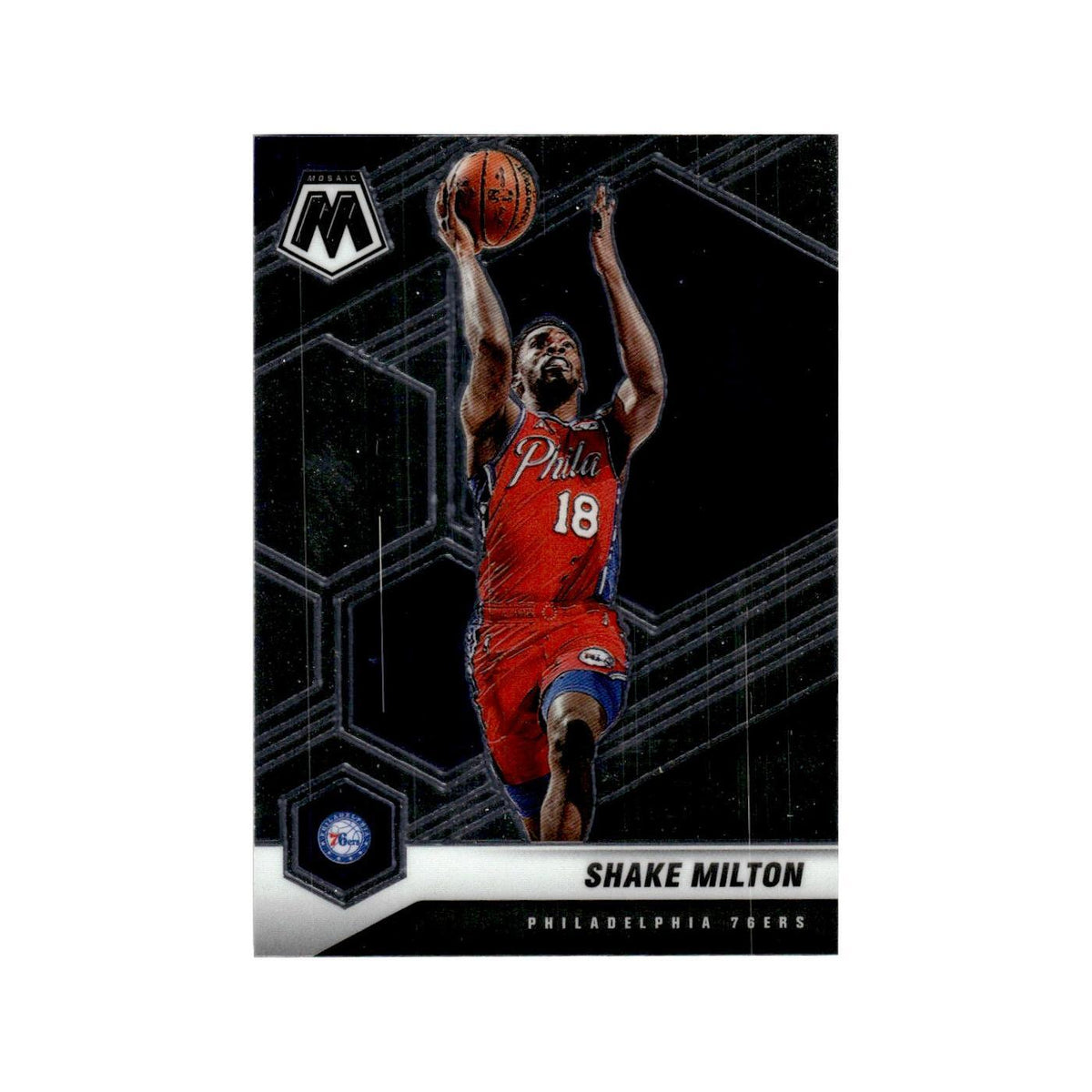 Shake Milton 2020 Panini Mosaic #56 Philadelphia 76ers Basketball Card NM