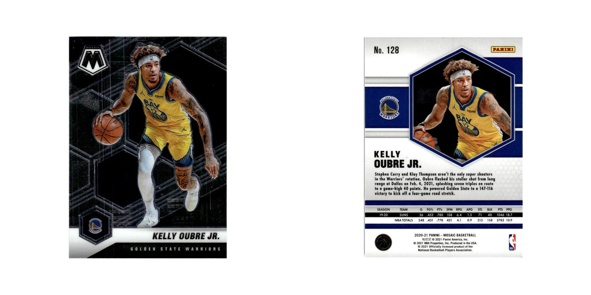 Kelly Oubre Jr. 2020 Panini Mosaic #128 Golden State Warriors Basketball Card NM