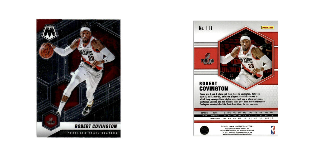 Robert Covington 2020 Panini Mosaic #111 Portland Trail Blazers NM