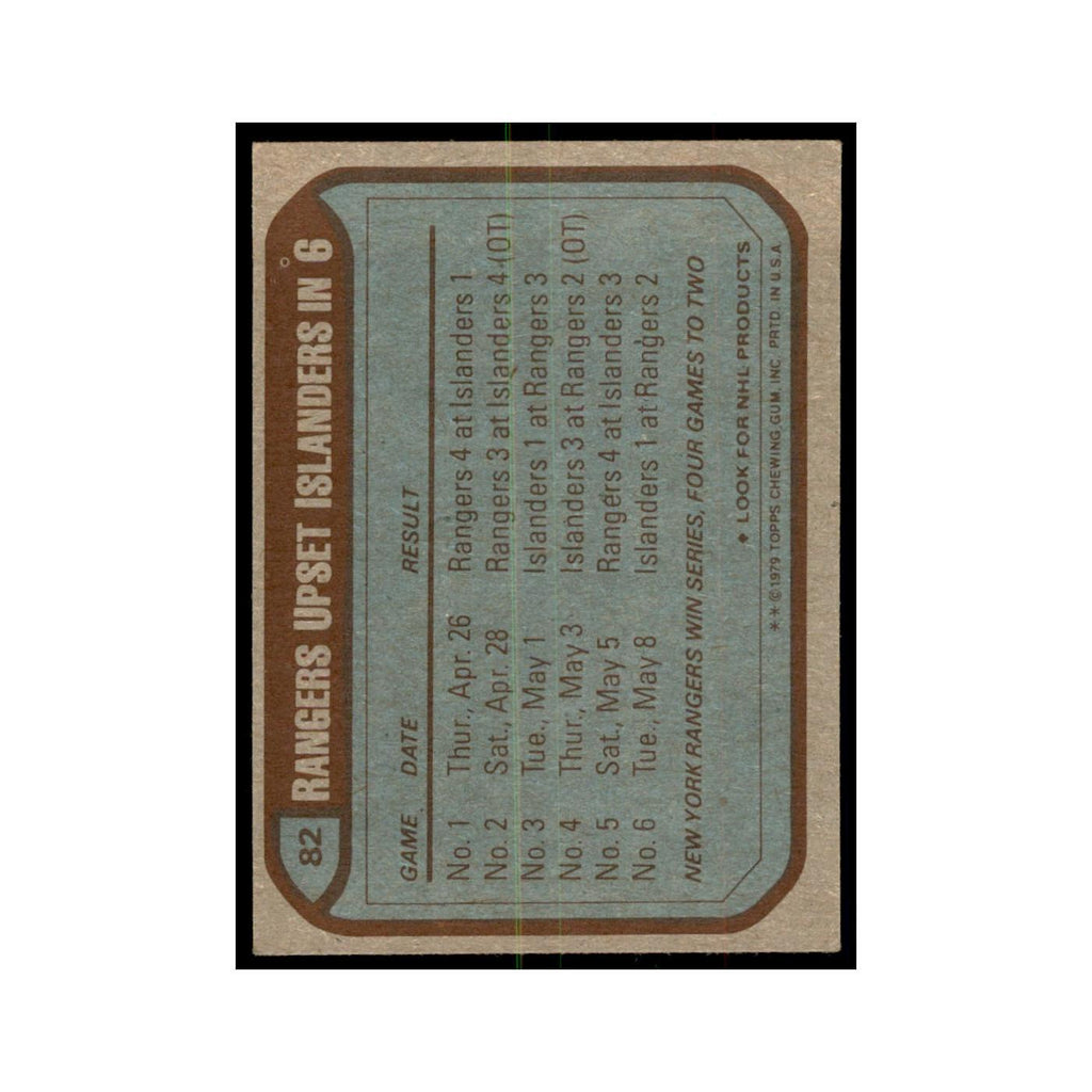 1979-80 Stanley Cup Semi-Finals 1979 Topps #82 NM