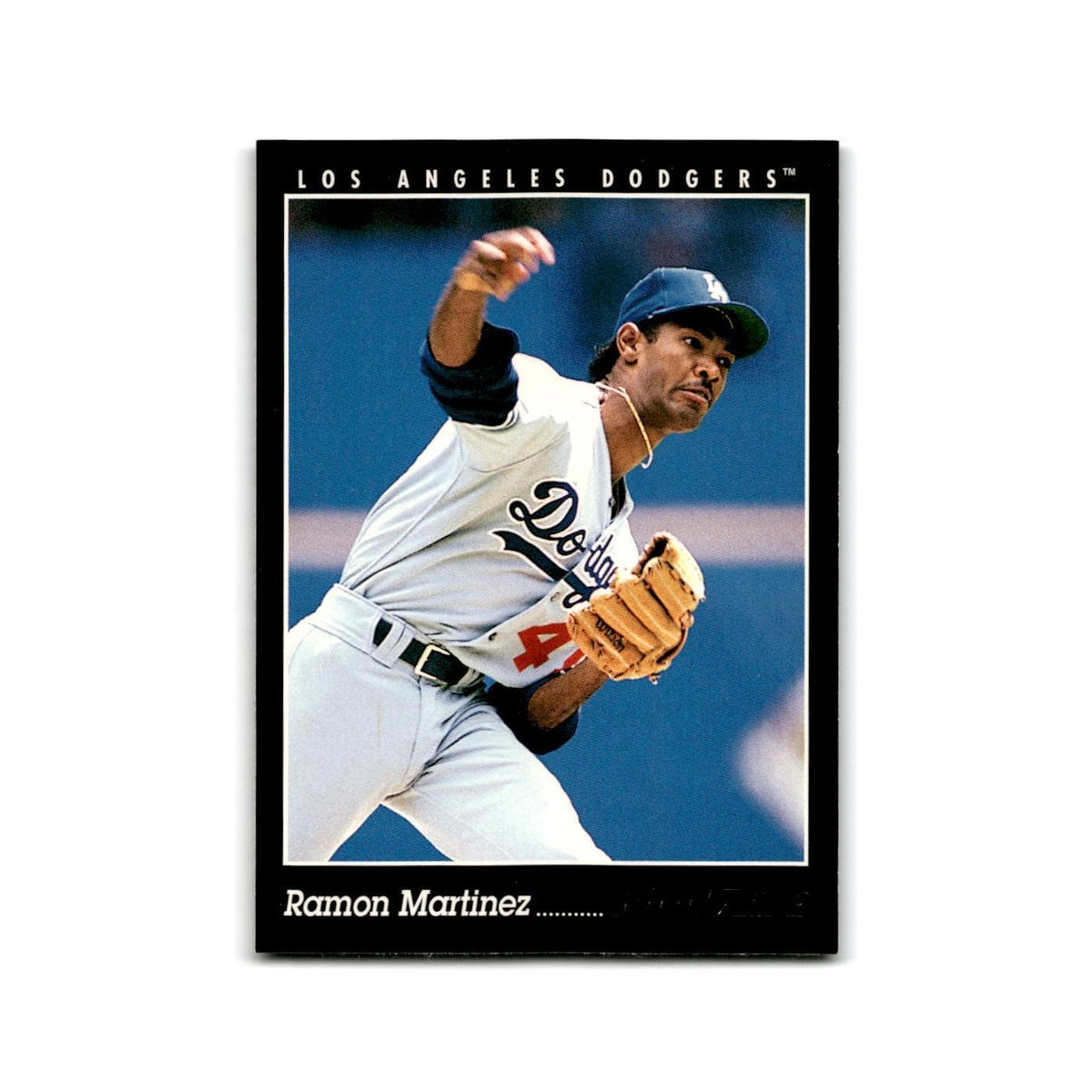Ramon Martinez 1993 Pinnacle #377 Los Angeles Dodgers Baseball Card NM