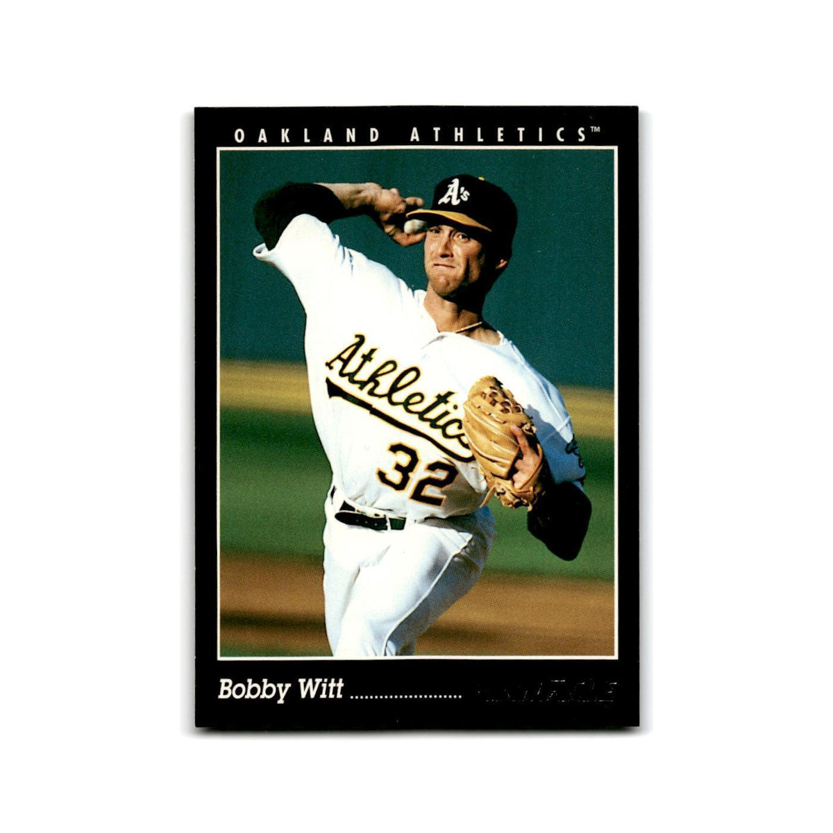 Bobby Witt 1993 Pinnacle #365 Oakland Athletics Baseball Card NM