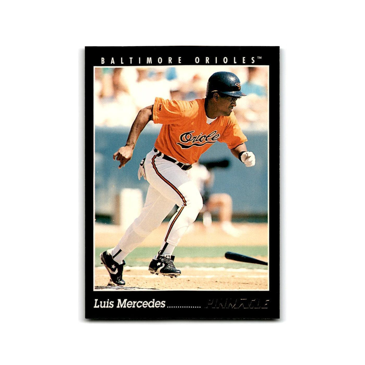 Luis Mercedes 1993 Pinnacle #376 Baltimore Orioles Baseball Card NM