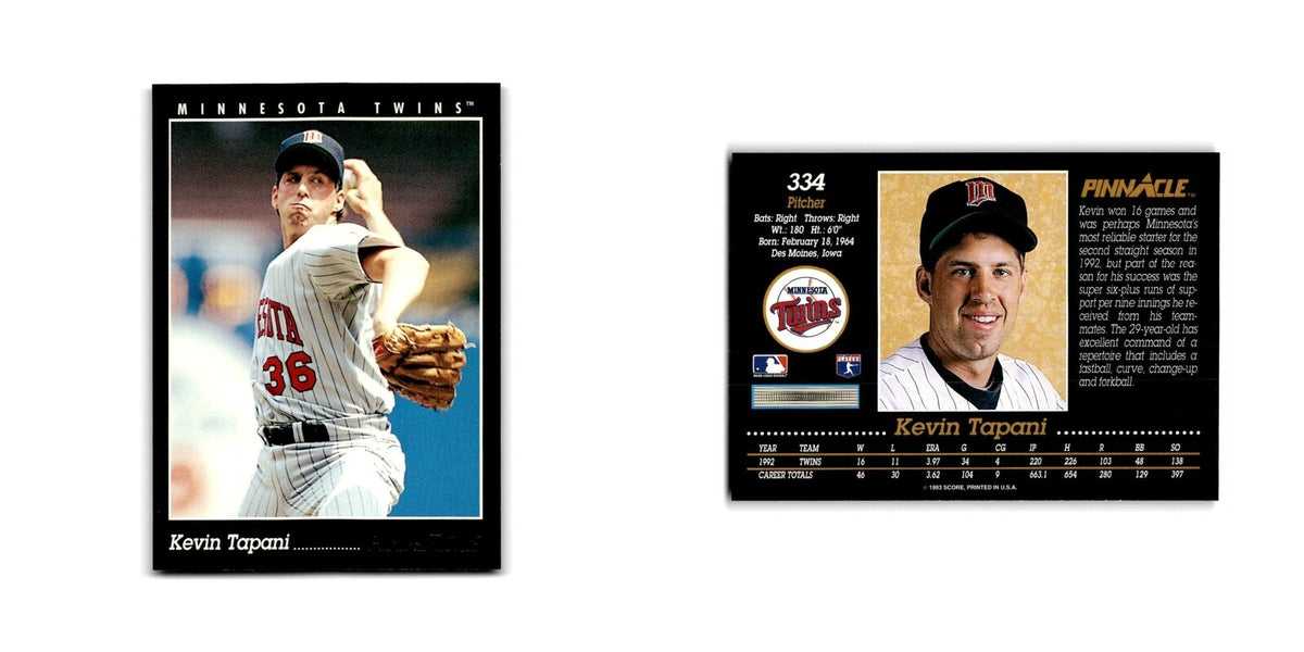 Kevin Tapani 1993 Pinnacle #334 Minnesota Twins Baseball Card NM