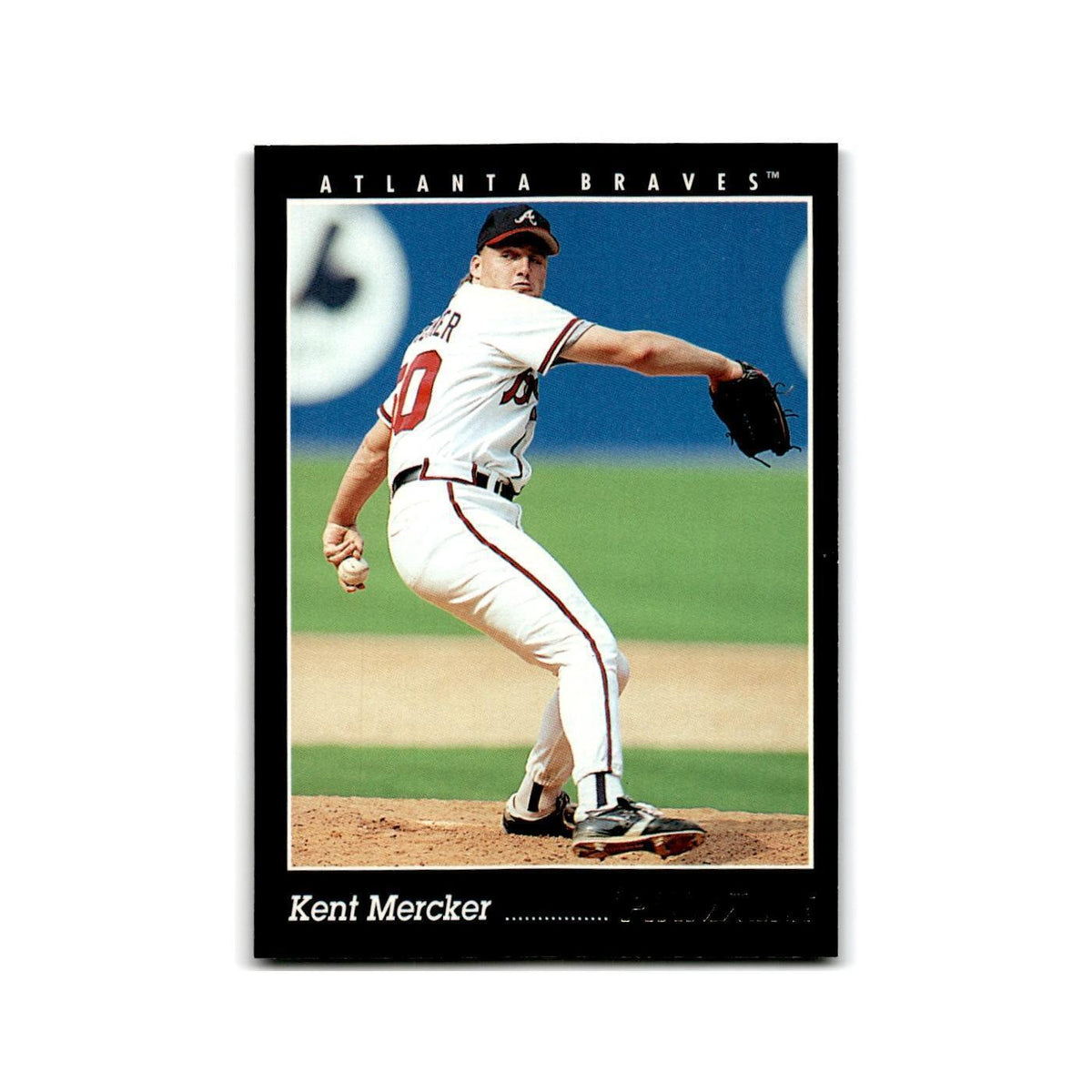 Kent Mercker 1993 Pinnacle #418 Atlanta Braves Baseball Card NM