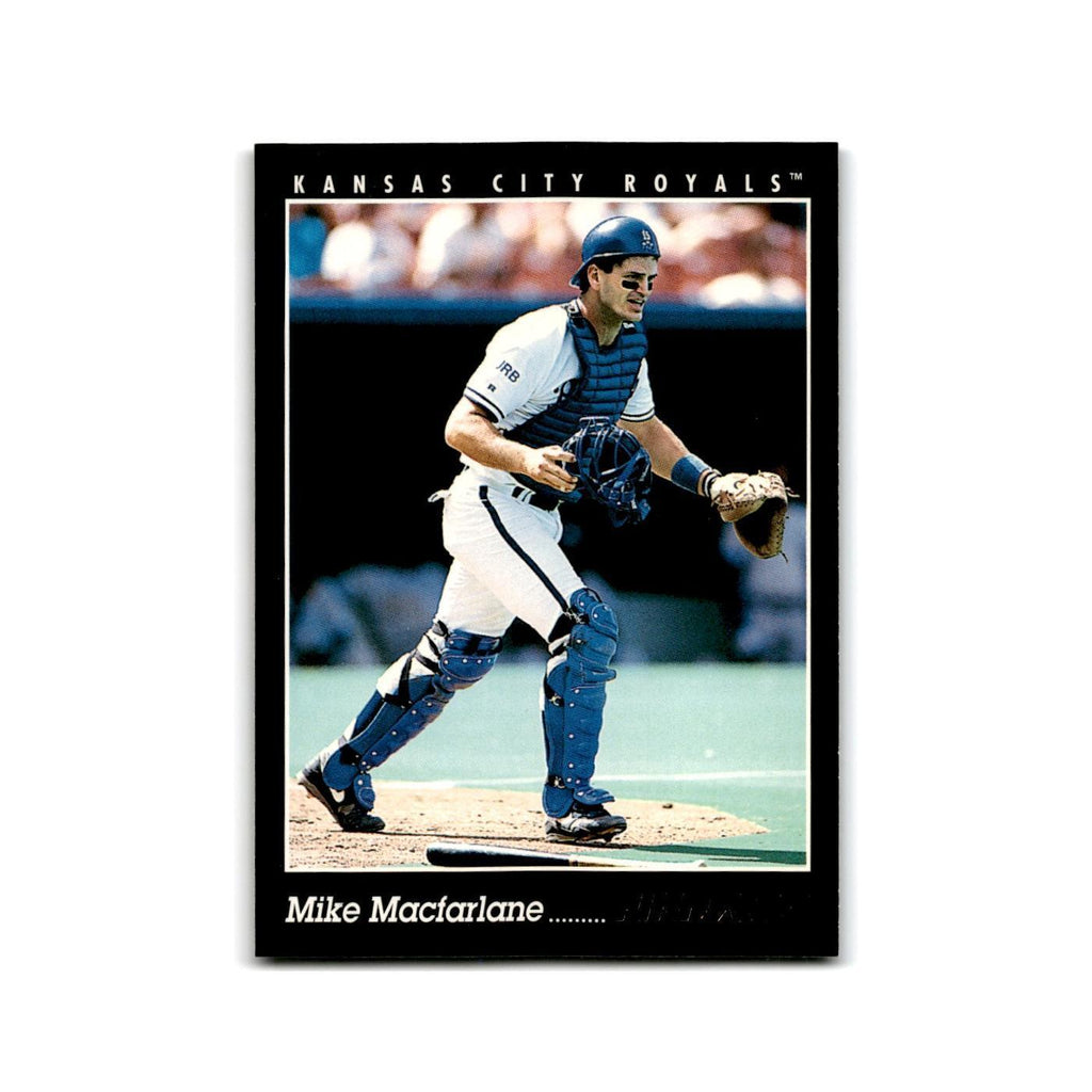 Mike Macfarlane 1993 Pinnacle #332 Kansas City Royals Baseball Card NM