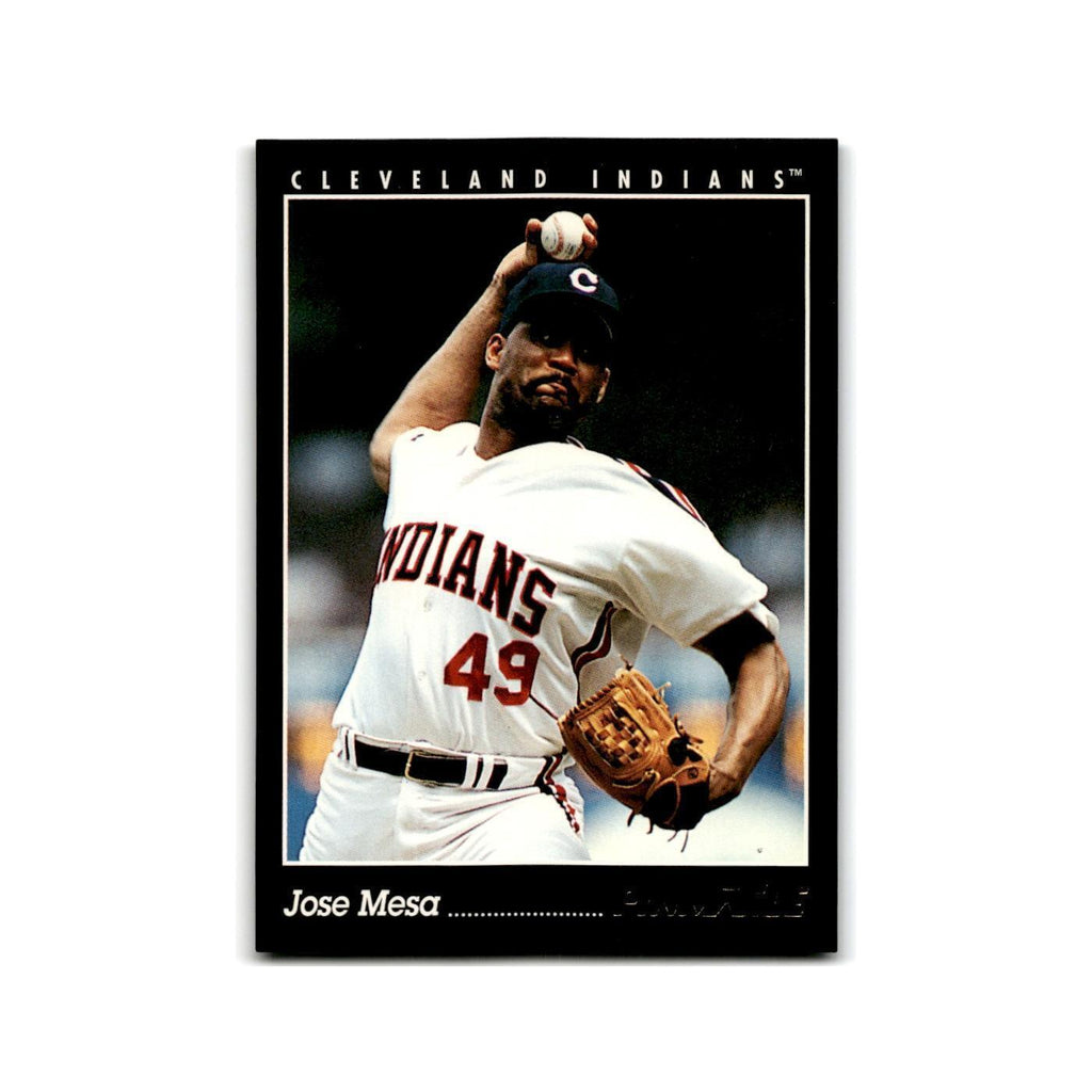 Jose Mesa 1993 Pinnacle #436 Cleveland Indians Baseball Card NM