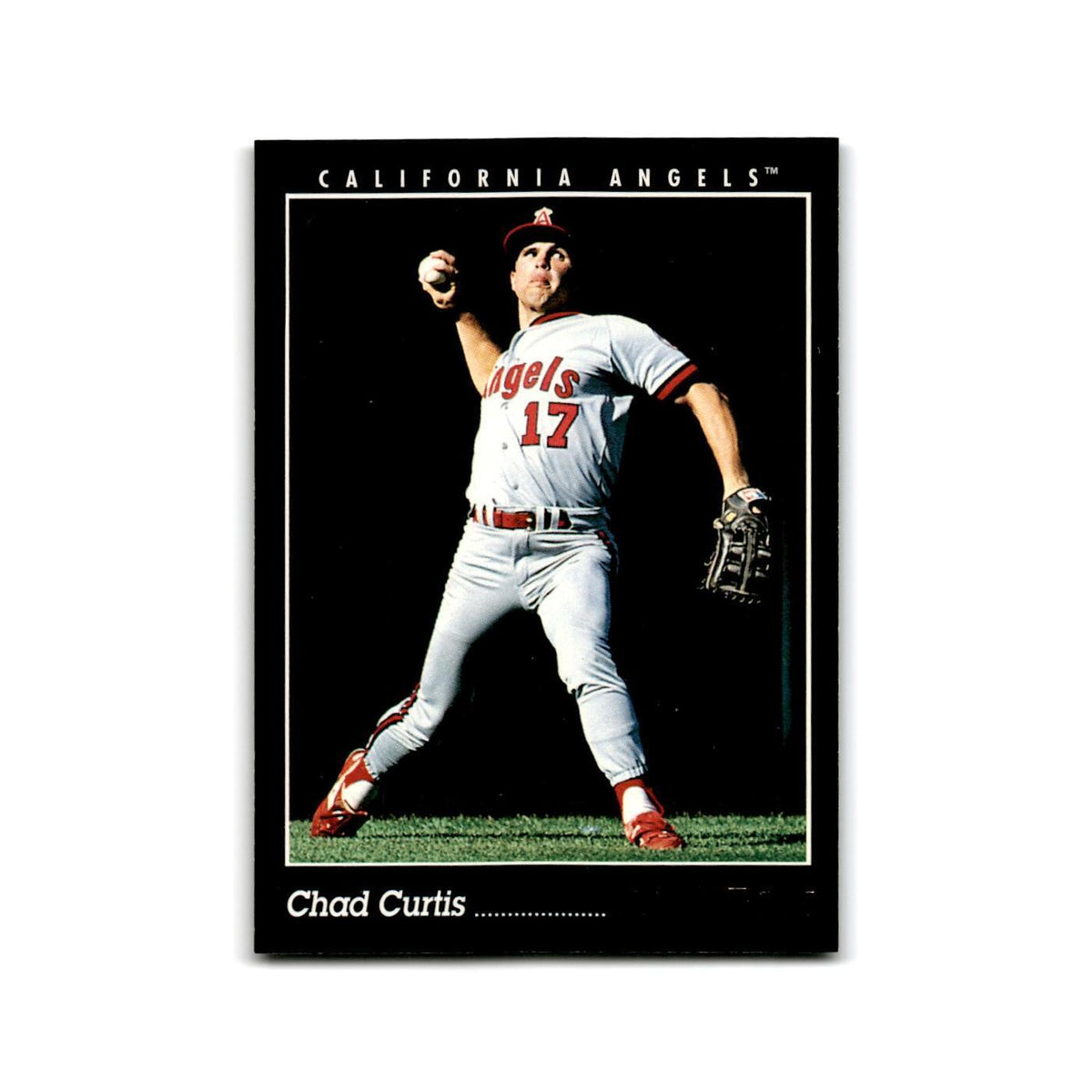 Chad Curtis 1993 Pinnacle #411 California Angels Baseball Card NM
