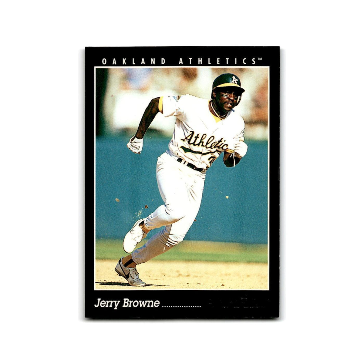 Jerry Browne 1993 Pinnacle #391 Oakland Athletics Baseball Card NM