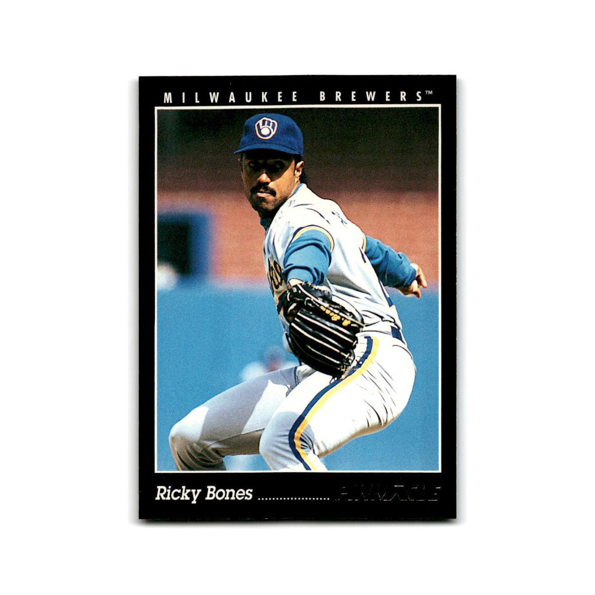 Ricky Bones 1993 Pinnacle #393 Milwaukee Brewers Baseball Card NM