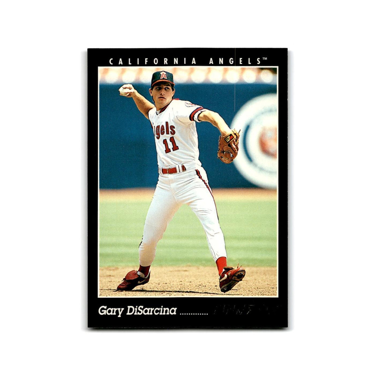 Gary DiSarcina 1993 Pinnacle #337 California Angels Baseball Card NM