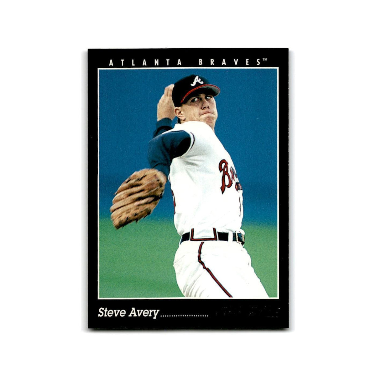 Steve Avery 1993 Pinnacle #315 Atlanta Braves Baseball Card NM