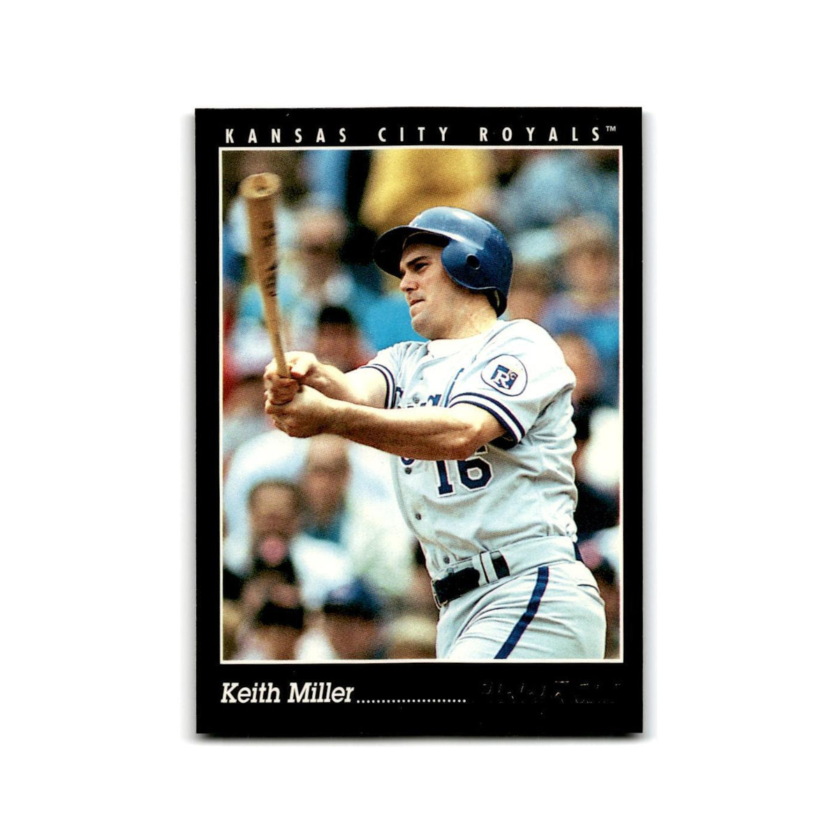 Keith Miller 1993 Pinnacle #384 Kansas City Royals Baseball Card NM