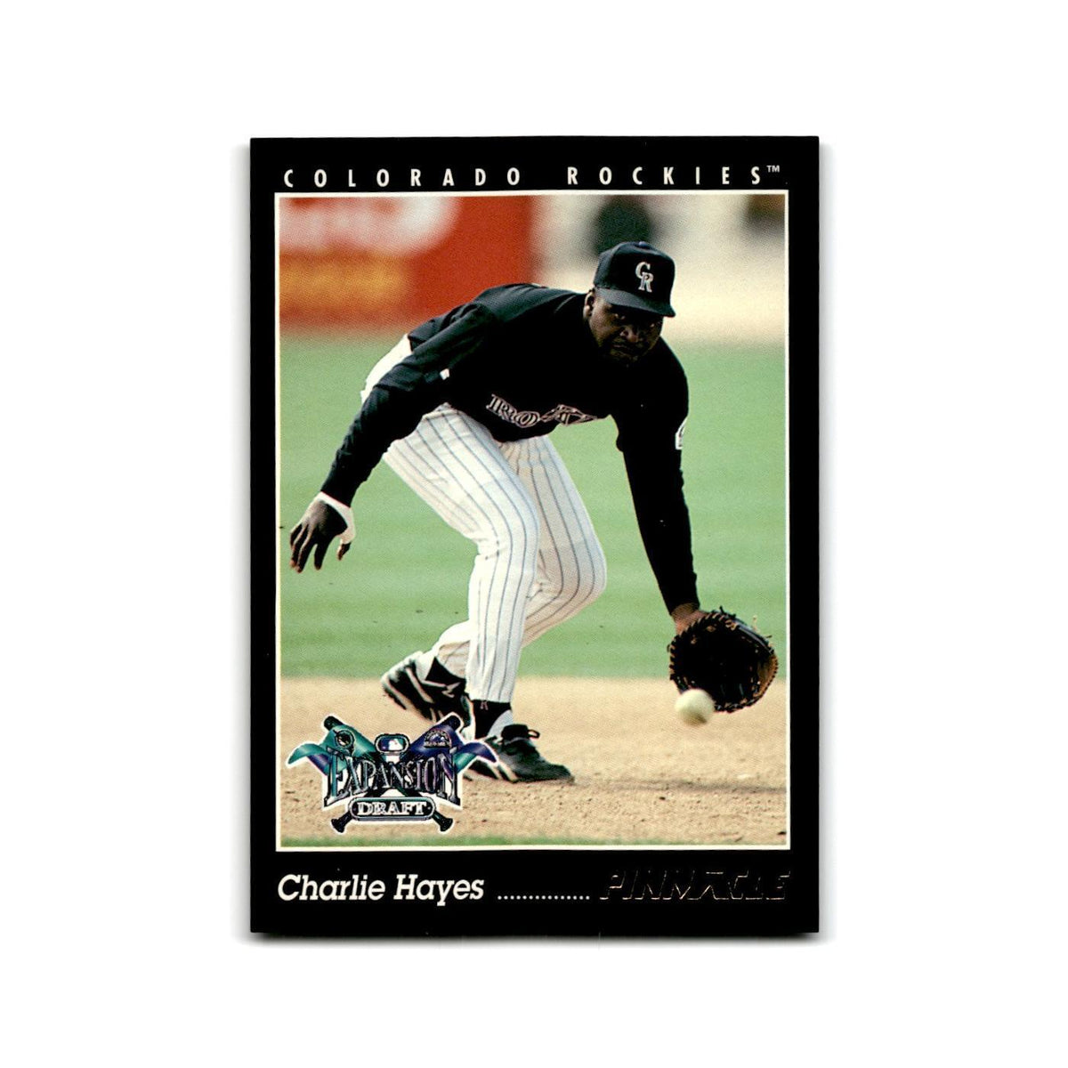 Charlie Hayes 1993 Pinnacle #447 Colorado Rockies Baseball Card NM