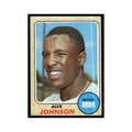 1968 Topps Baseball Card Alex Johnson Reds #441