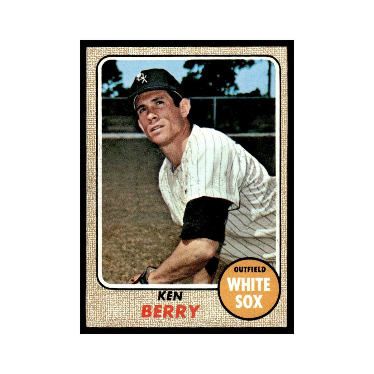 1968 Topps Baseball Card Ken Berry White Sox #485