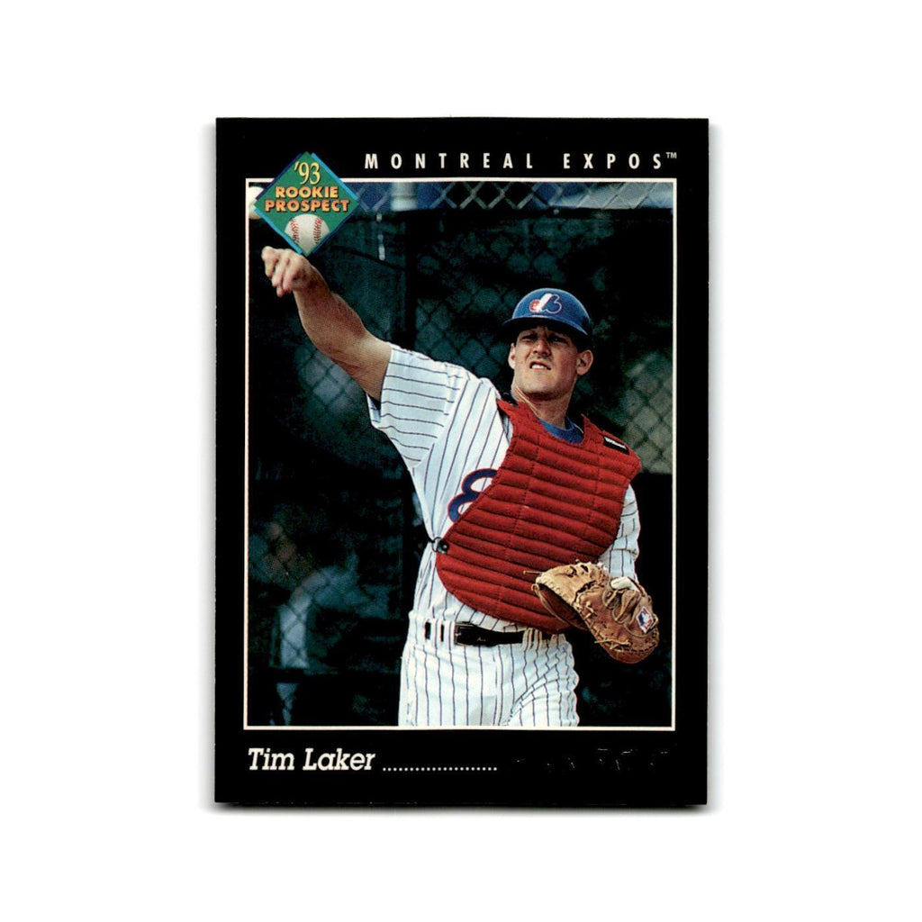 Tim Laker Rookie 1993 Pinnacle #583 Montreal Expos Baseball Card NM