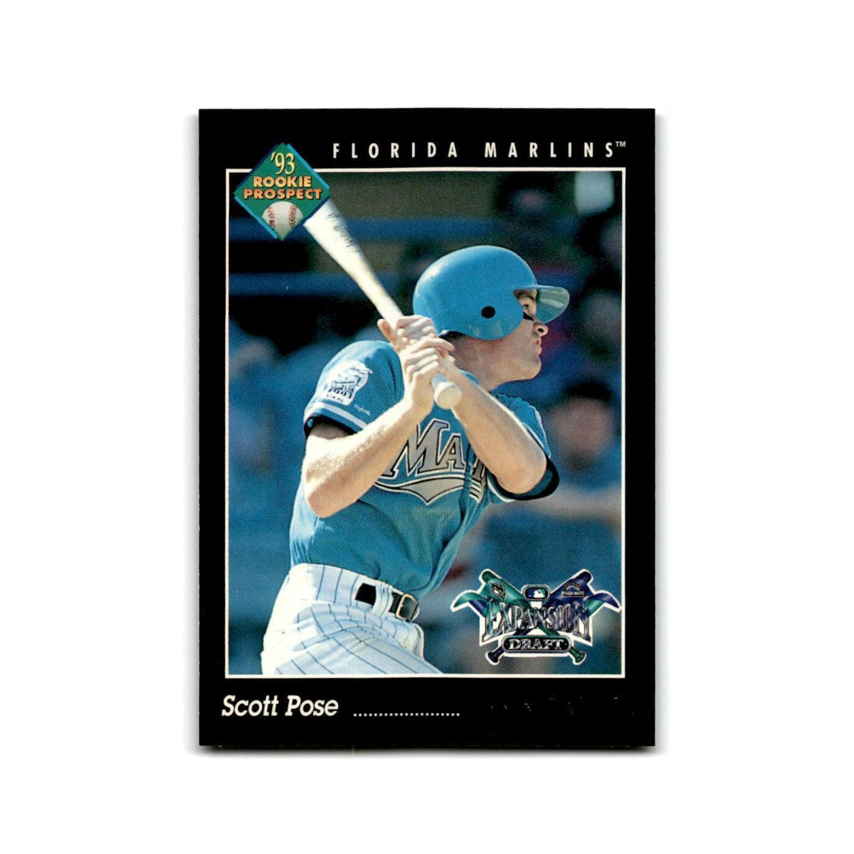 Scott Pose Rookie 1993 Pinnacle #576 Florida Marlins Baseball Card NM