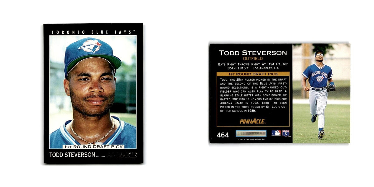 Shannon Stewart Rookie 1993 Pinnacle #462 Toronto Blue Jays Baseball Card NM
