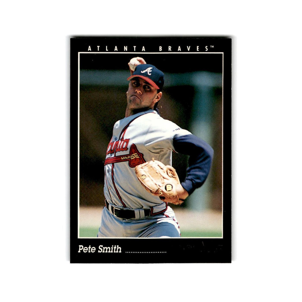 Pete Smith 1993 Pinnacle #541 Atlanta Braves Baseball Card NM