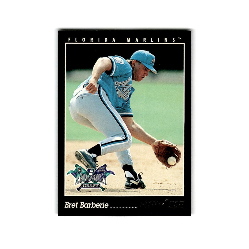 Bret Barberie 1993 Pinnacle #553 Florida Marlins Baseball Card NM