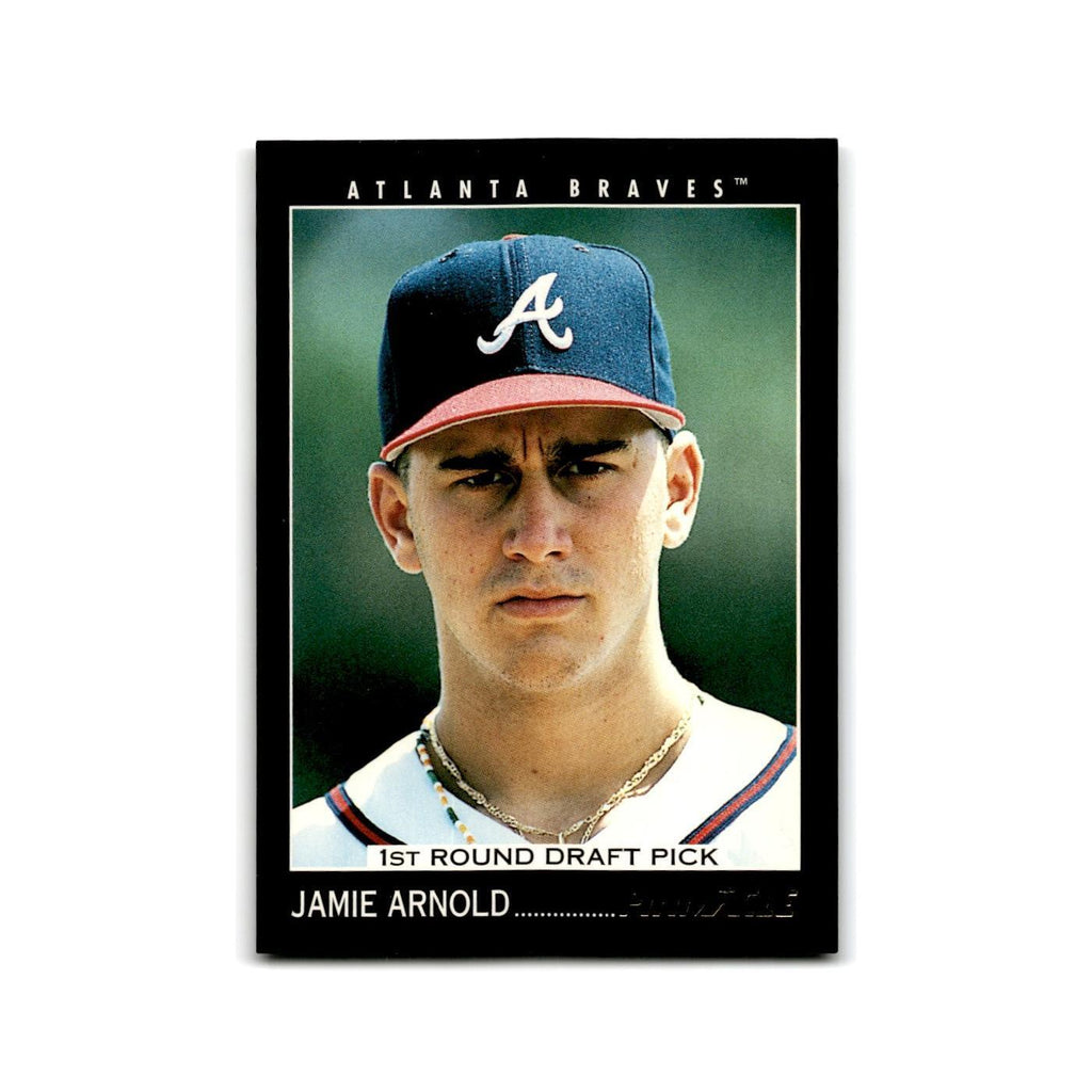 Jamie Arnold Rookie 1993 Pinnacle #455 Atlanta Braves Baseball Card NM