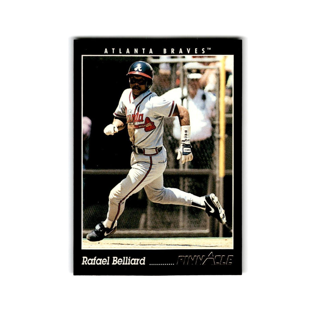 Rafael Belliard 1993 Pinnacle #494 Atlanta Braves Baseball Card NM