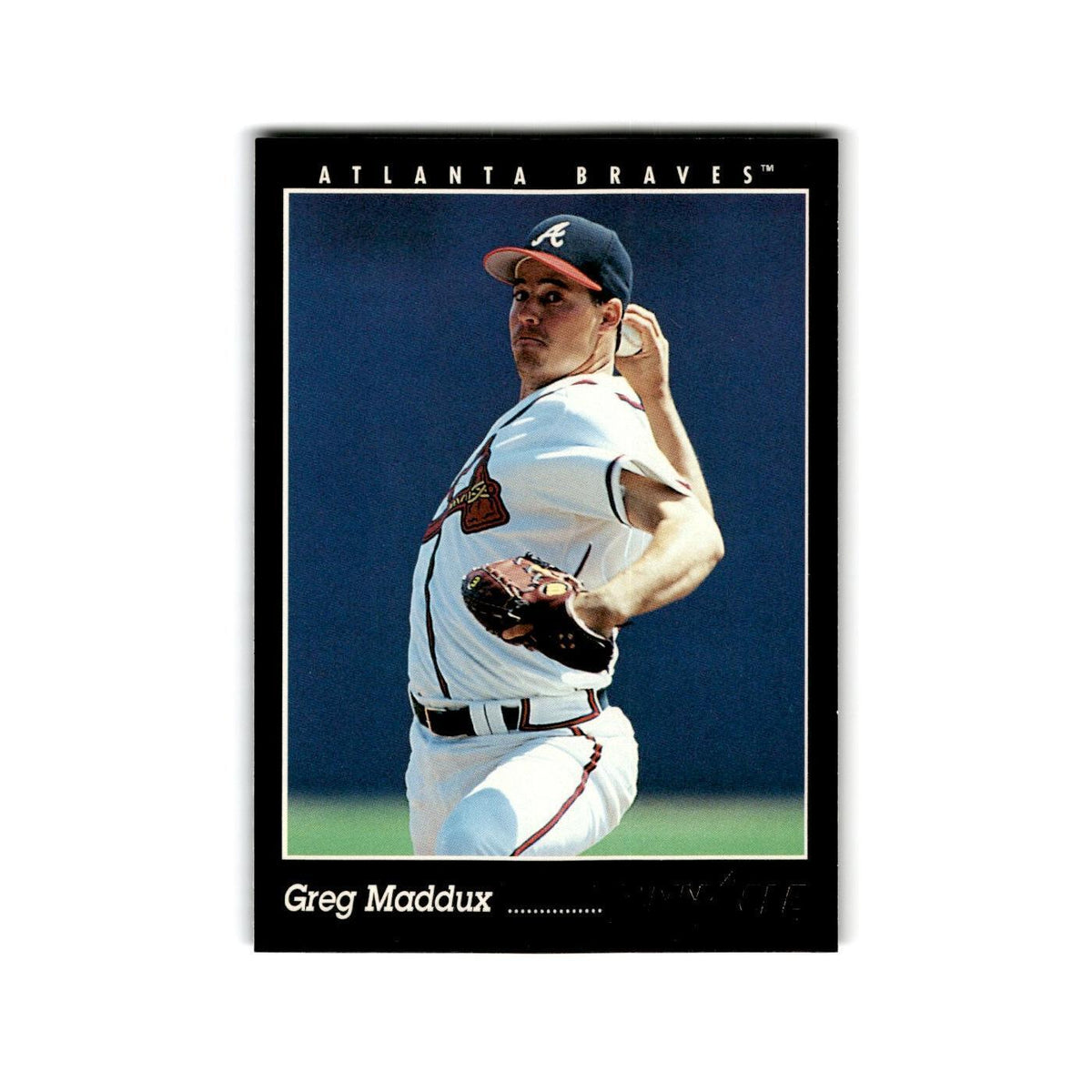 Greg Maddux 1993 Pinnacle #517 Atlanta Braves Baseball Card NM