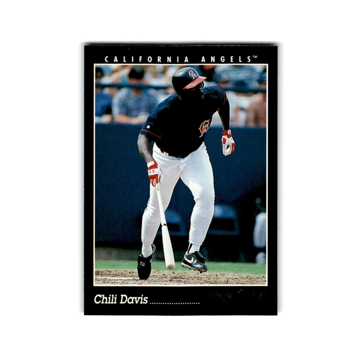 Chili Davis 1993 Pinnacle #536 California Angels Baseball Card NM