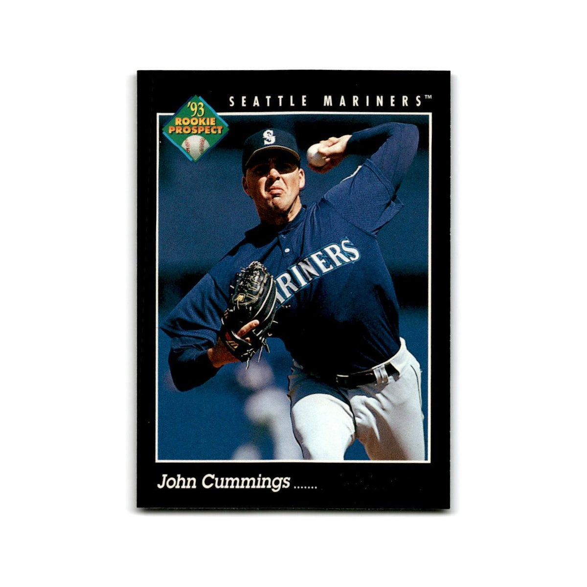 John Cummings Rookie 1993 Pinnacle #595 Seattle Mariners Baseball Card NM