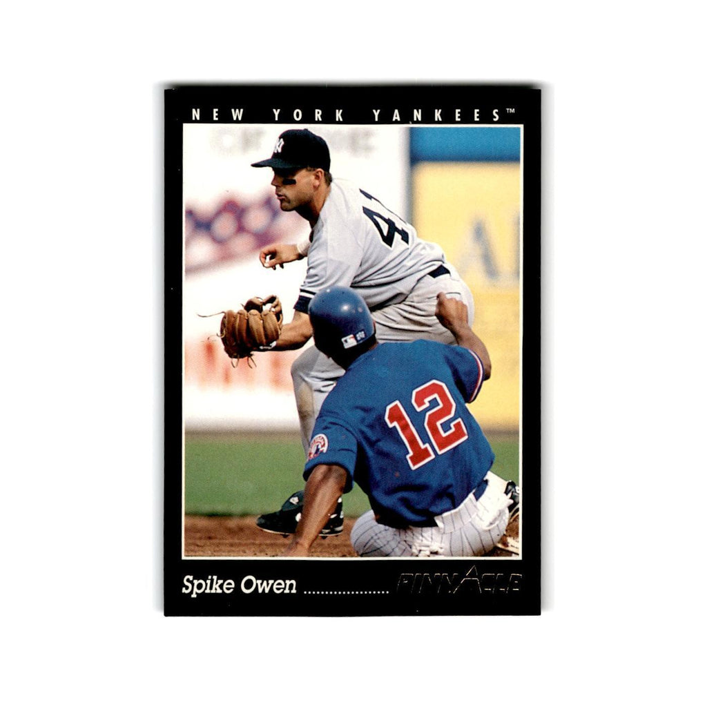 Spike Owen 1993 Pinnacle #499 New York Yankees Baseball Card NM