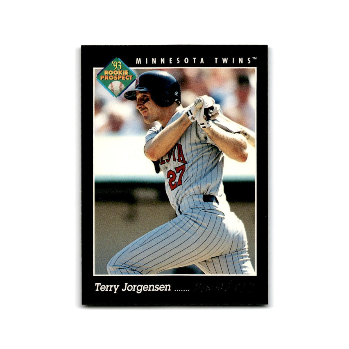 Terry Jorgensen Rookie 1993 Pinnacle #594 Minnesota Twins Baseball Card NM