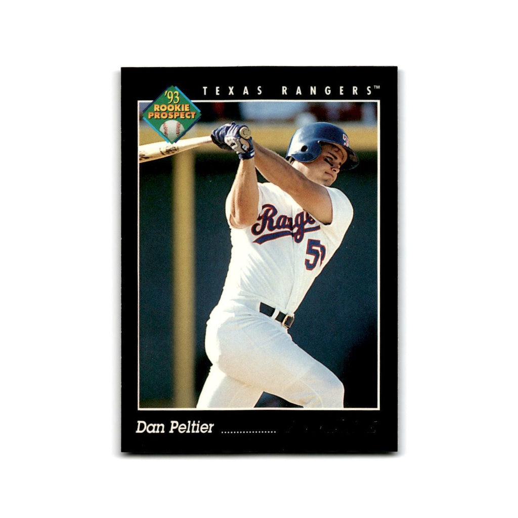 Dan Peltier Rookie 1993 Pinnacle #605 Texas Rangers Baseball Card NM