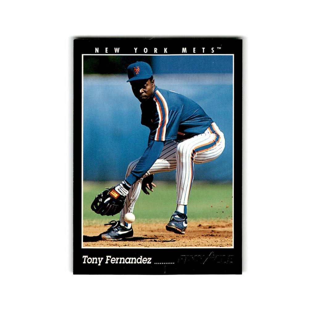 Tony Fernandez 1993 Pinnacle #533 New York Mets Baseball Card NM