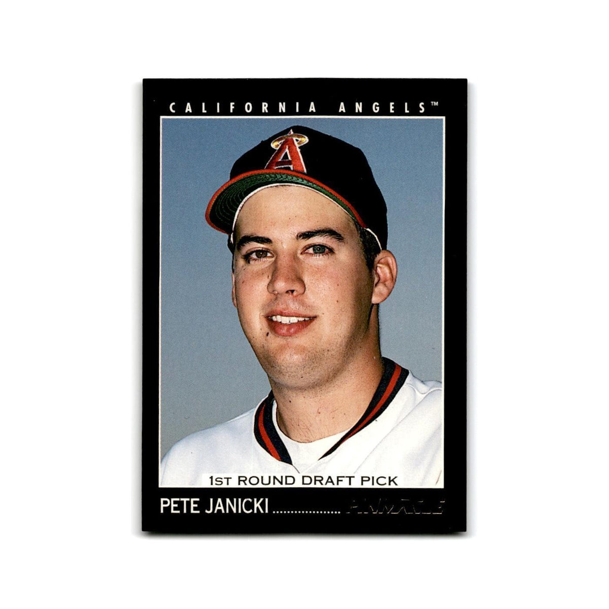 Pete Janicki Rookie 1993 Pinnacle #468 California Angels Baseball Card NM