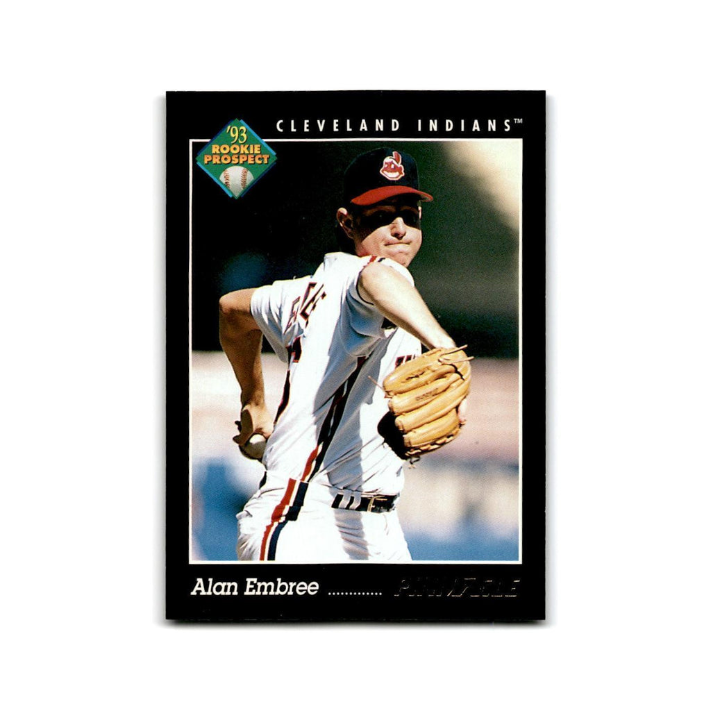Alan Embree Rookie 1993 Pinnacle #593 Cleveland Indians Baseball Card NM