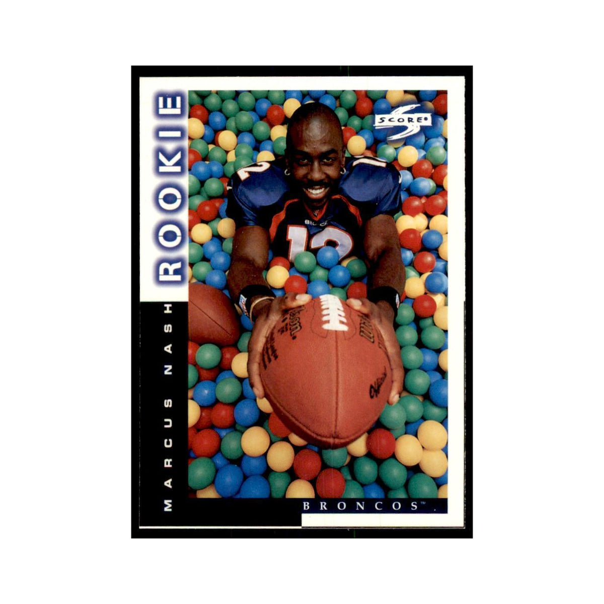 1998 Score Marcus Nash RC Football Cards #244