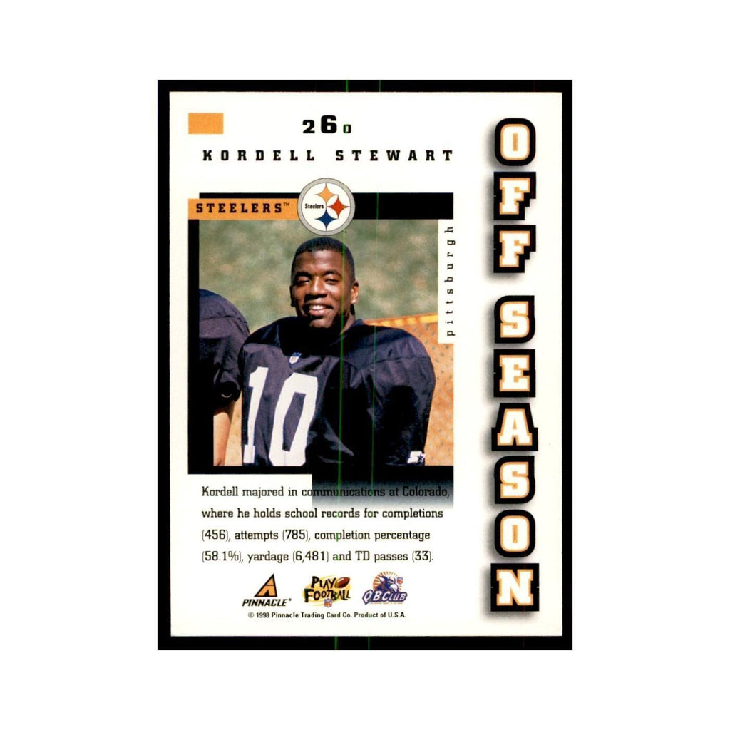 1998 Score Kordell Stewart Football Cards #260